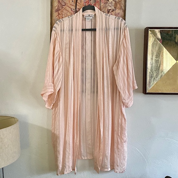 Saks Fifth Avenue Other - SAKS FIFTH AVENUE 100% SILK KIMONO ROBE SHORT ROBE SILK LOUNGEWEAR
